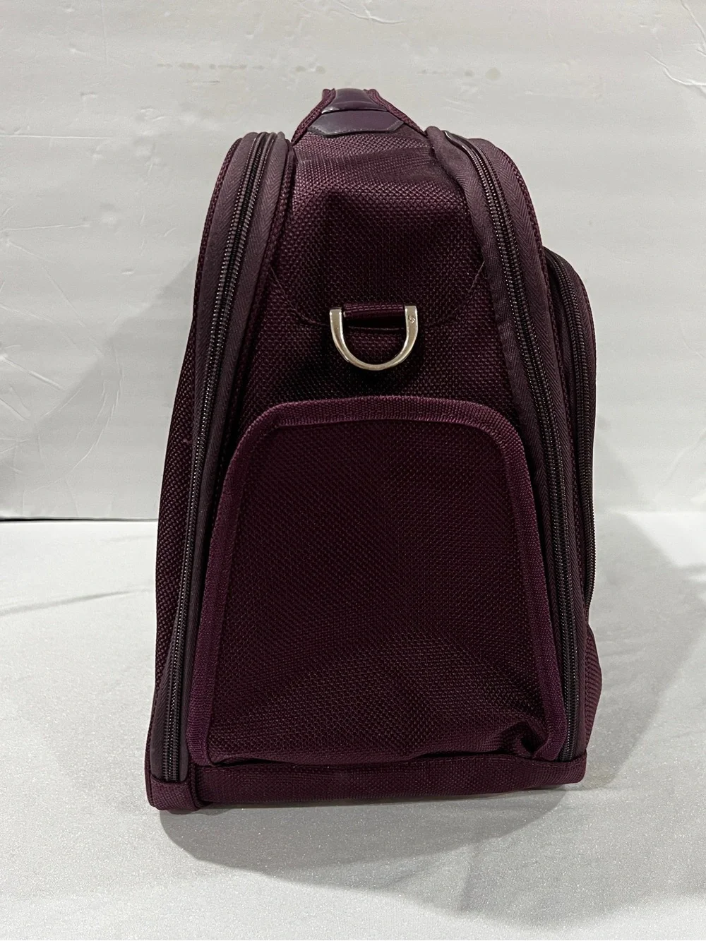 Samsonite Business Travel Bag Carry-On Luggage Marron Purple Lightweight